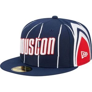 NWT Houston Rockets City Edition Official‎ 59FIFTY Embroidered Hat Adjustable
